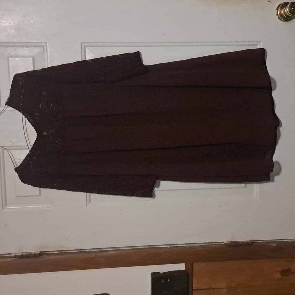 Burgundy Dress
